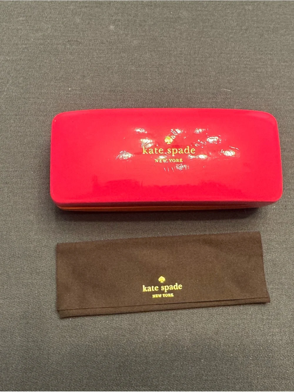 kate spade Silver Frame Sunglasses with Dark Lenses